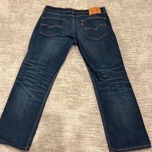 Levi’s 514 size 36 x 27 1/2 distressed denim jean